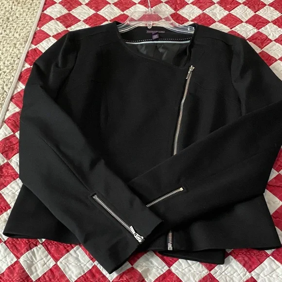 Long Tall Sally size 12 Black Women's Pantsuit with Zipper Detail - Picture 5 of 16